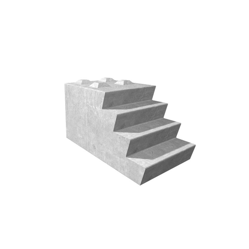 Concrete stair mold 60"x30"x30